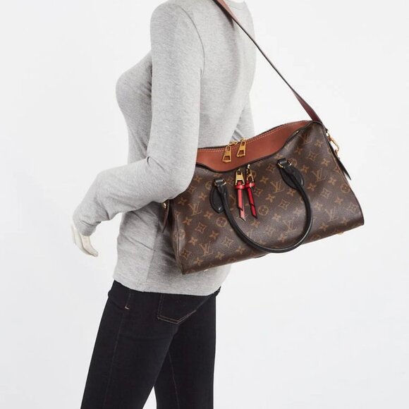 Louis Vuitton Monogram Canvas and Tricolor Leather Tuileries NM Bag - Picture 2 of 9